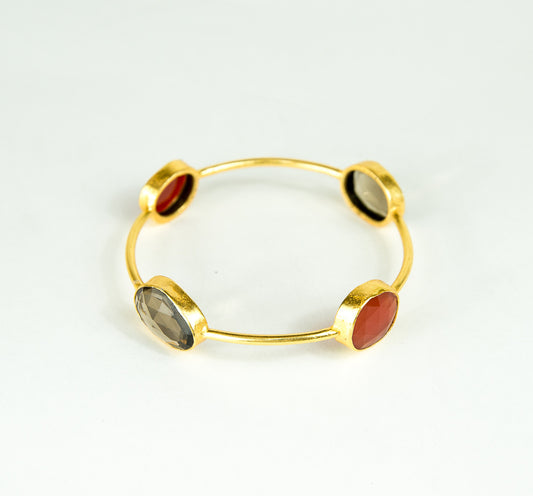 SMOKY TOPAZ BANGLE