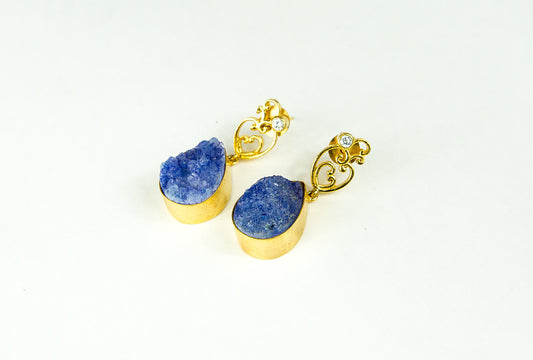 ROYAL SUGAR DRUZY EARRINGS