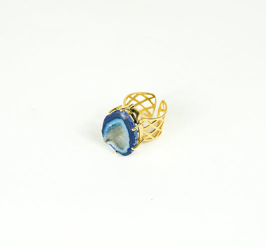 IRIS SUGAR DRUZY RING